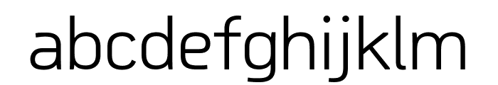 PFDekkaPro-Light Font LOWERCASE