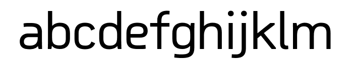 PFDekkaPro-Regular Font LOWERCASE