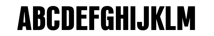 PFFusionSansPro-Heavy Font UPPERCASE