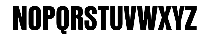 PFFusionSansPro-Heavy Font UPPERCASE