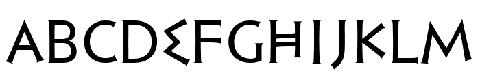PFHellenicaPro-Regular Font LOWERCASE