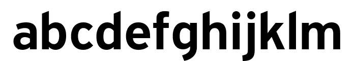 PFHighwaySansPro-Medium Font LOWERCASE