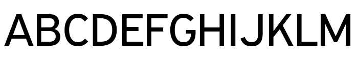 PFHighwaySansPro-Regular Font UPPERCASE