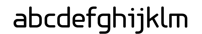 PFIsotextPro-Regular Font LOWERCASE