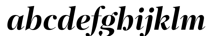 PFRegalDisplayPro-BoldItalic Font LOWERCASE