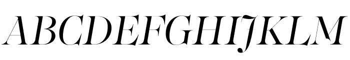 PFRegalFinessePro-Italic Font UPPERCASE