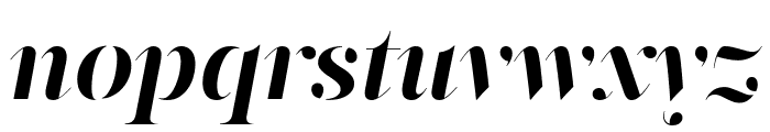 PFRegalStencilPro-BoldItalic Font LOWERCASE