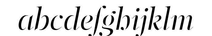 PFRegalStencilPro-Italic Font LOWERCASE