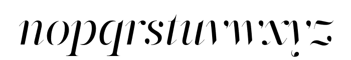 PFRegalStencilPro-Italic Font LOWERCASE