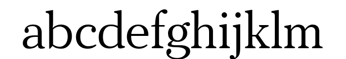 PFRegalTextPro-RegularA Font LOWERCASE