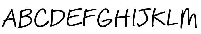 PFReminderPro-Regular Font UPPERCASE
