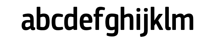 PFSquareSansCondPro-Medium Font LOWERCASE