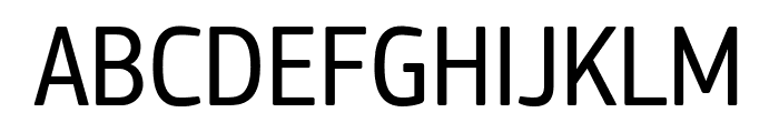 PFSquareSansCondPro-Regular Font UPPERCASE