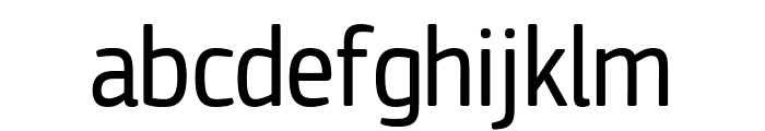 PFSquareSansCondPro-Regular Font LOWERCASE