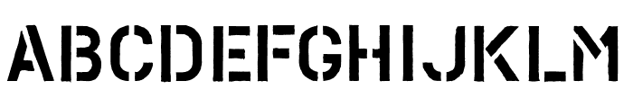 PFStampsPro-Rough Font LOWERCASE