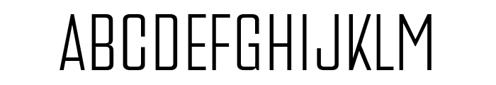 PFVenue-Light Font UPPERCASE