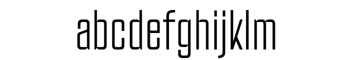 PFVenueCondensed-Light Font LOWERCASE