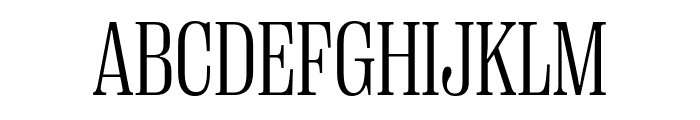 PP Right Serif   Narrow Light Font UPPERCASE