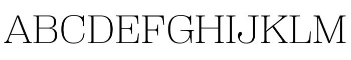 PP Right Serif   Wide Fine Font UPPERCASE