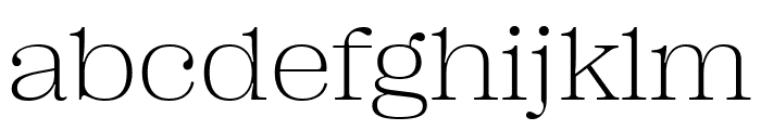 PP Right Serif   Wide Fine Font LOWERCASE
