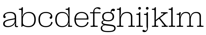 PP Right Slab   Wide Fine Font LOWERCASE