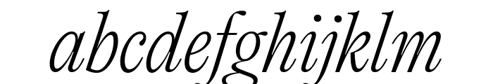 PPEditorialNew UltralightItalic Font LOWERCASE