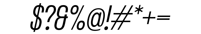PPFormula CondensedLightItalic Font OTHER CHARS