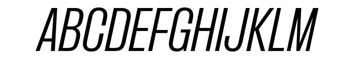 PPFormula CondensedLightItalic Font UPPERCASE