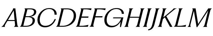 PPFragment GlareLightItalic Font UPPERCASE