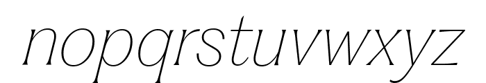 PPFragment GlareThinItalic Font LOWERCASE