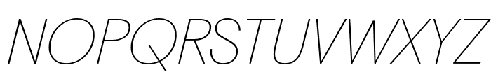 PPFragment SansThinitalic Font UPPERCASE