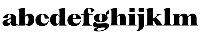 PPFragment SerifBlack Font LOWERCASE