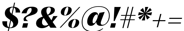 PPFragment SerifExtraBoldItalic Font OTHER CHARS