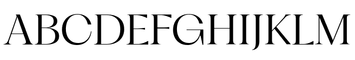 PPFragment SerifLight Font UPPERCASE
