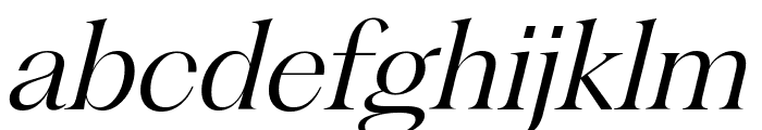 PPFragment SerifLightItalic Font LOWERCASE