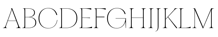 PPFragment SerifThin Font UPPERCASE