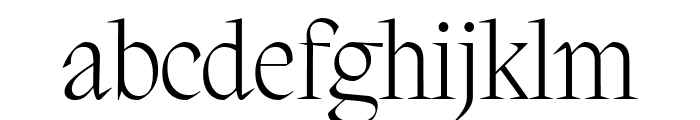 PPMigra Extralight Font LOWERCASE