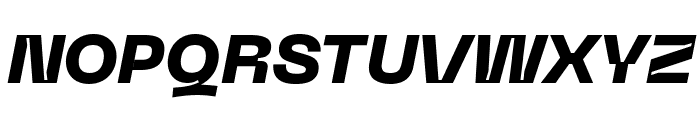 PPNeueMachina InktrapUltraboldItalic Font UPPERCASE