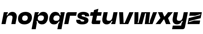PPNeueMachina InktrapUltraboldItalic Font LOWERCASE
