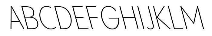 PPPangramSans NarrowExtralightReclined Font UPPERCASE