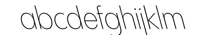 PPPangramSans NarrowExtralightReclined Font LOWERCASE