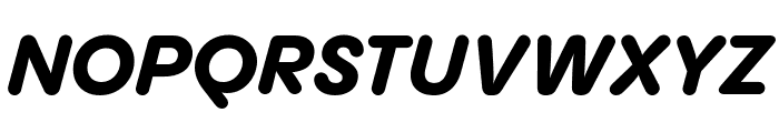 PPPangramSansRounded ExtraboldItalic Font UPPERCASE