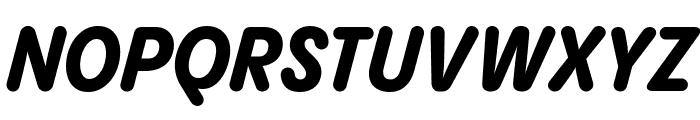 PPPangramSansRounded NarrowExtraboldItalic Font UPPERCASE