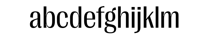 PPRightGothic CompactRegular Font LOWERCASE