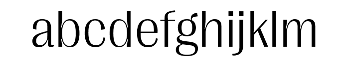 PPRightGothic Light Font LOWERCASE