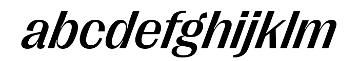 PPRightGothic MediumItalic Font LOWERCASE