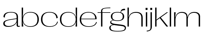 PPRightGothic SpatialFine Font LOWERCASE