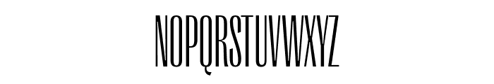 PPRightGothic TallFine Font UPPERCASE