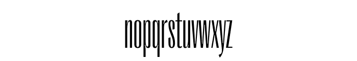 PPRightGothic TallFine Font LOWERCASE