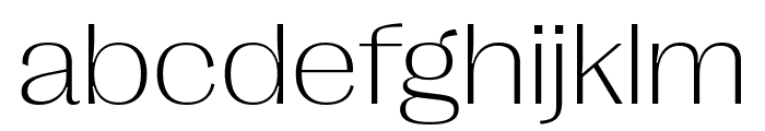 PPRightGothic WideFine Font LOWERCASE